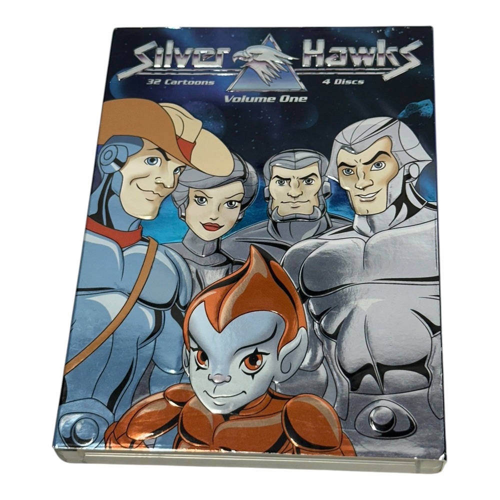 SilverHawks Volume One 32 Cartoons 4-Disc DVD Set Warner Home Video 85391171843